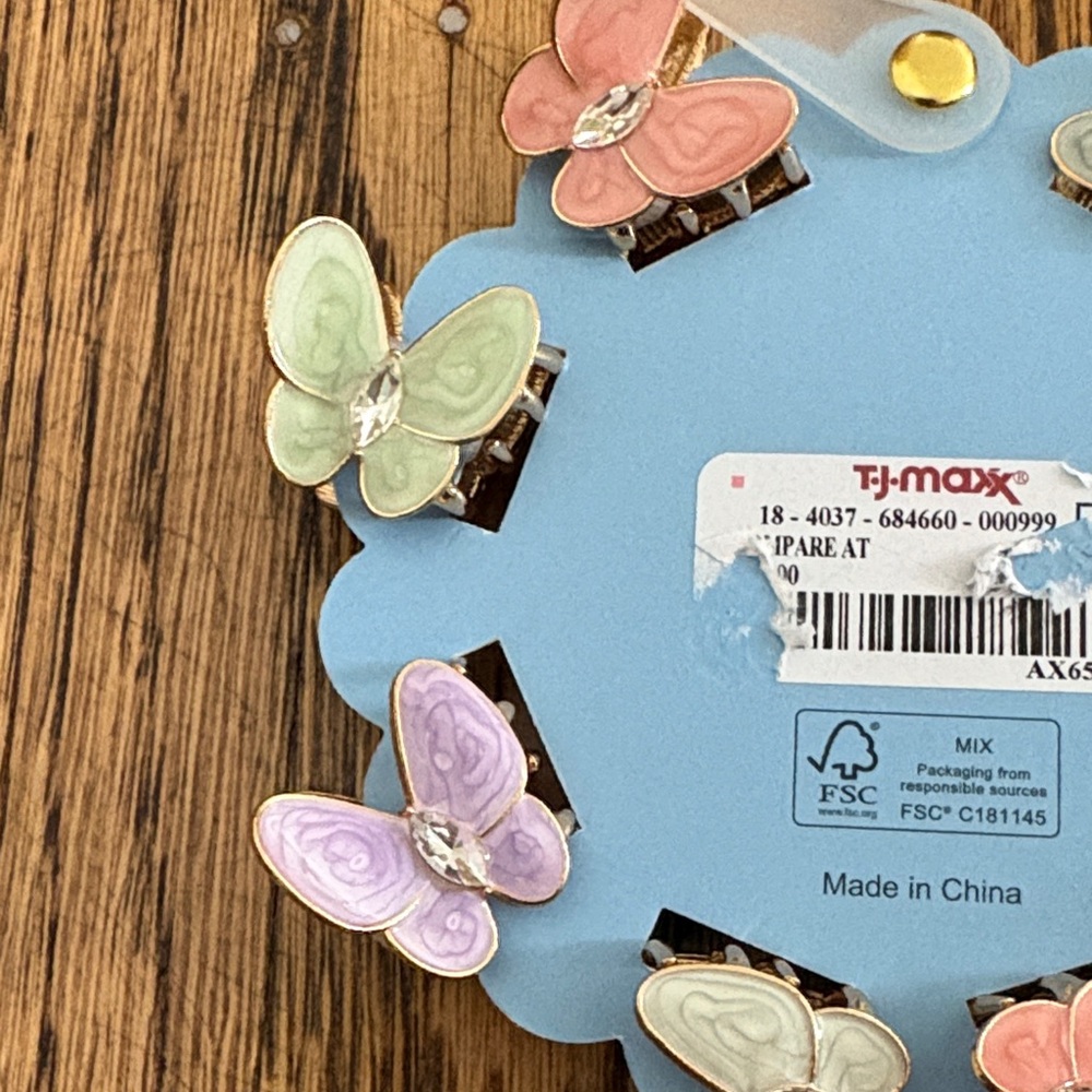 Butterfly Clips - Multicolor - Picture 3 of 7